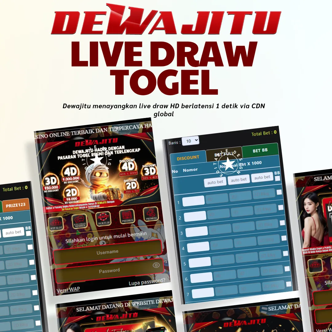 Live Draw Togel Tercepat Dewajitu 🏁 Streaming Full HD Tanpa VPN + Alert Push Result